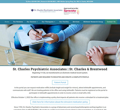 website before